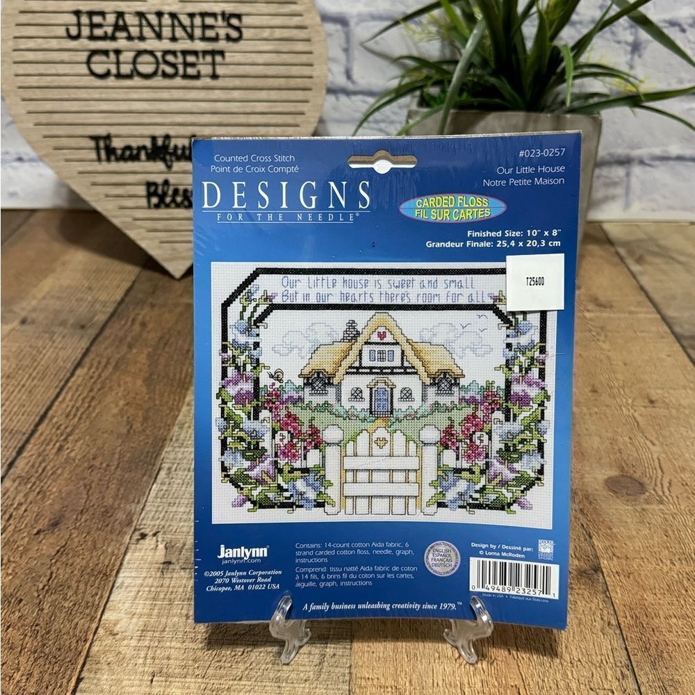 Designs For The Needle Counted Cross Stitch Our Little House